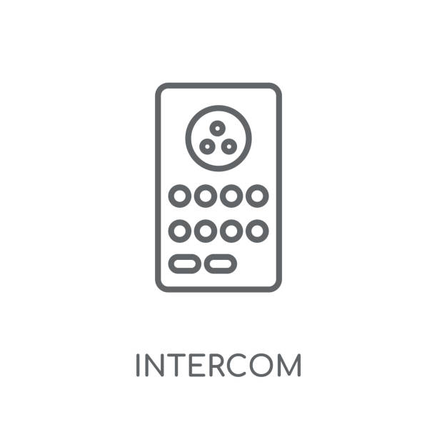 Best Video Door Phone Illustrations Royalty Free Vector