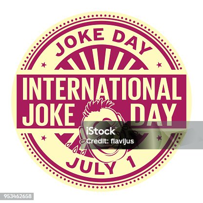 istock International Joke Day stamp 953462658
