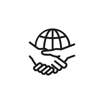 International Partners Icon Stock Illustration - Download Image Now