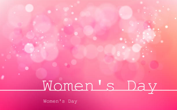 International Womens Day on March 8 International Womens Day on March 8. Used for dackgrounds, illustrations, images and vectors and icons. women backgrounds stock illustrations