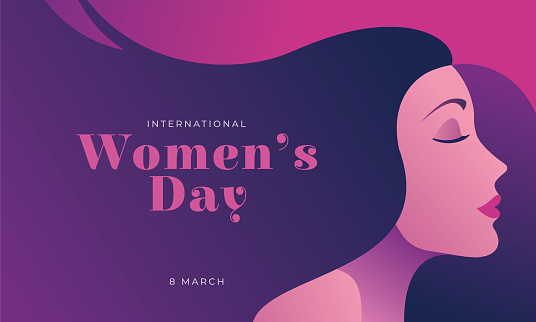 International Women's Day template for advertising, banners, leaflets and flyers.