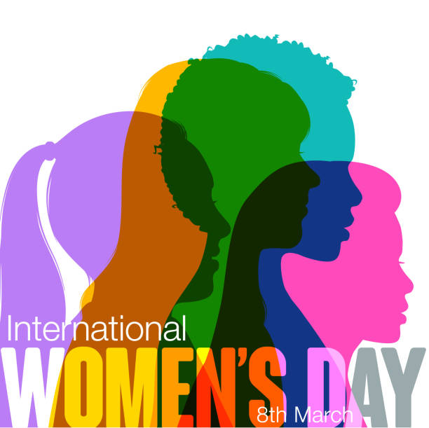 International Women’s Day vector art illustration