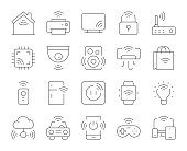 istock Internet of Things - Thin Line Icons 1153234746
