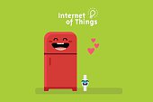 Cute Internet of things concept