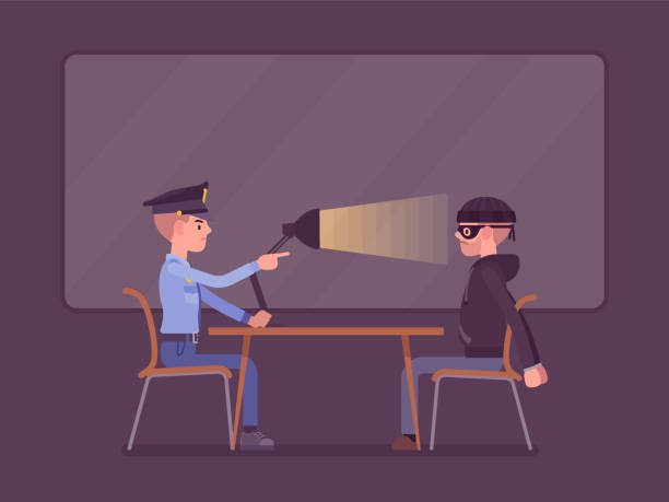 Best Police Interview Room Illustrations Royalty Free