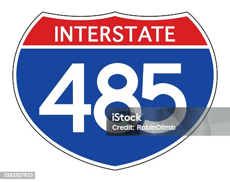 istock Interstate 485 Road Sign 1383107923