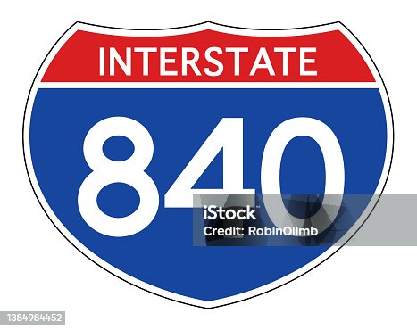 istock Interstate 840 Road Sign 1384984452