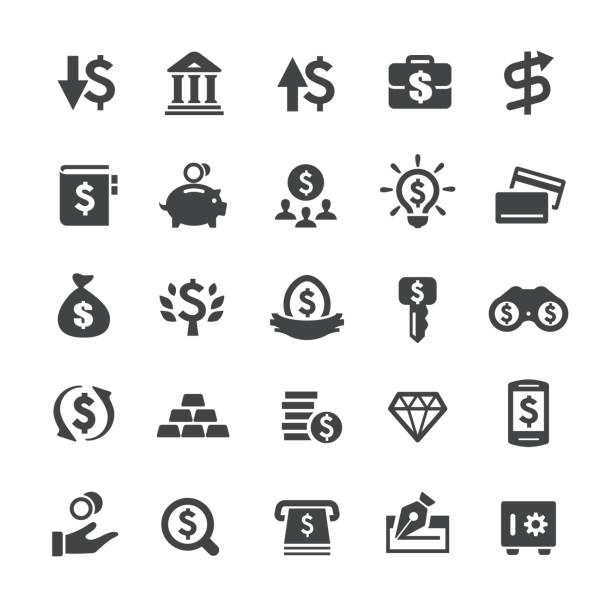 Investment and Money Icons - Smart Series Investment and Money Icons nest egg stock illustrations