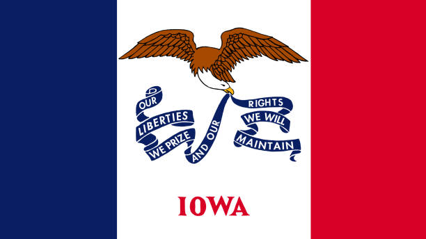Iowa State Flag Eps File - The Flag Of Iowa State Vector File Iowa State Flag Eps File - The Flag Of Iowa State Vector File iowa state university stock illustrations