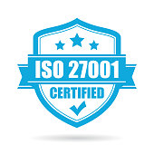 istock Iso 27001 certicied vector icon 1358715018