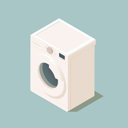 Isometric washing machine