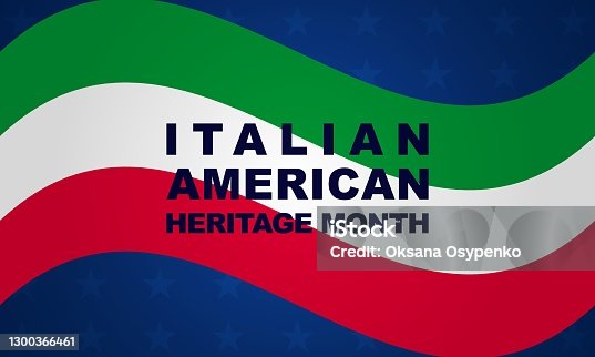 istock Italian American Heritage and Culture Month celebrated in October. 1300366461