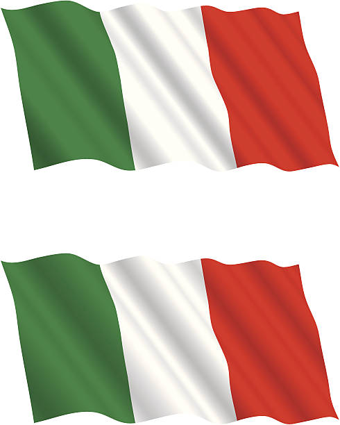 イタリア国旗 イラスト素材 Istock