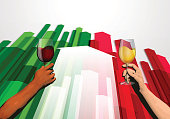 This illustration is a background of the text for "Italian holiday".