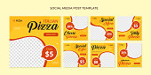 Food banner for social media post and digital marketing