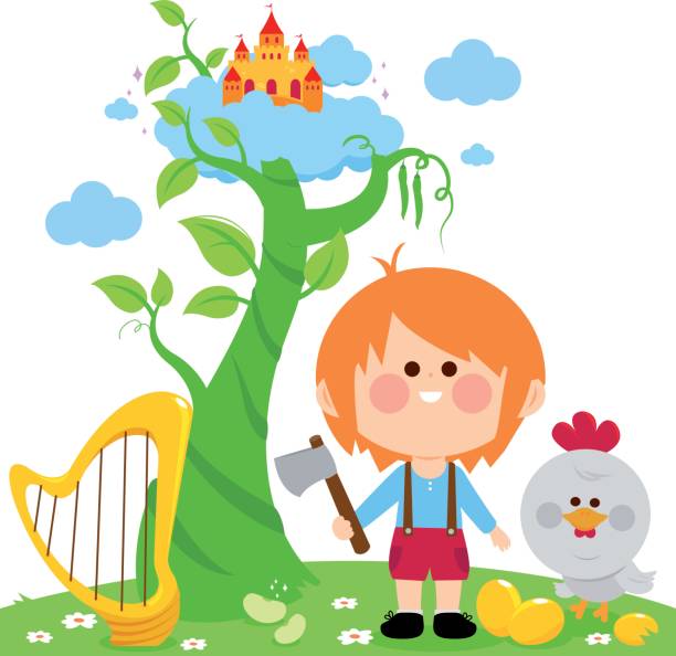 26 Jack And The Beanstalk Illustrations & Clip Art - iStock