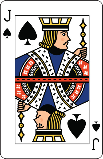 Jack of Spades playing card.