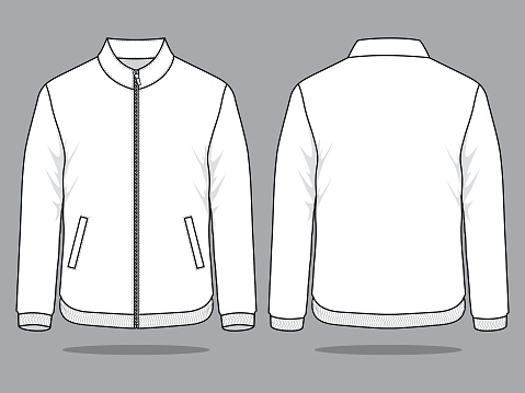 Jacket Vector For Template Stock Illustration - Download Image Now - iStock
