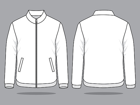 Jacket Vector For Template Stock Illustration Download Jacket Vector For Template Stock Illustration Download