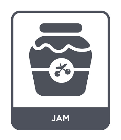 Jam Icon Vector On White Background Jam Trendy Filled Jam Icon Vector On White Background Jam Trendy Filled