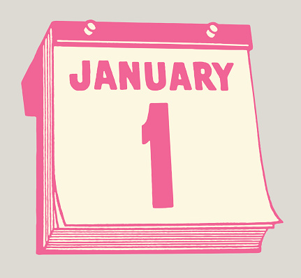 January 1st Calendar