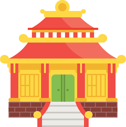  Japanese  House  Vector Illustration Stock Illustration Download Image Now iStock