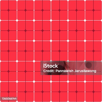 istock Japanese Red Plaid Vector Seamless Pattern 1365066144