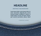 Jeans arch design with diamonds.