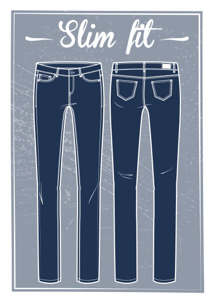Best Skinny Pants Illustrations, Royalty-Free Vector Graphics & Clip ...