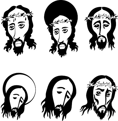 Jesus Christ religious illustrations