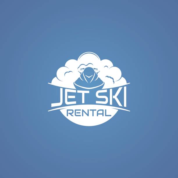 jet-ski, scooter - motorrad fluss stock-grafiken, -clipart, -cartoons und -symbole
