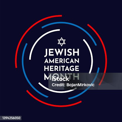 istock Jewish American Heritage Month, May. Vector 1394256050