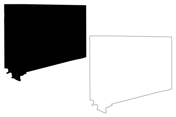 johnson county, texas (hrabstwa w teksasie, stany zjednoczone ameryki, usa, usa, usa) mapa wektor ilustracji, bazgroły szkic johnson mapa - johnson & johnson stock illustrations