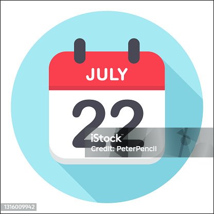 istock July 22 - Calendar Icon - Round 1316009942