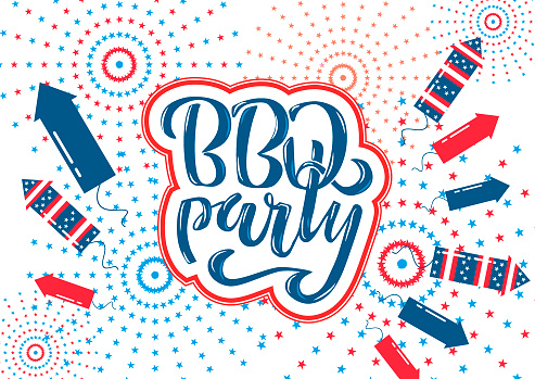 Free 4th of July Bbq Party Clipart in AI, SVG, EPS or PSD
