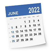 istock June 2022 Calendar 1345804491