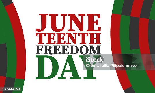 istock Juneteenth. Freedom and Emancipation day in June. Independence Day. Annual African-American holiday, celebrated in June 19. American history and heritage. Vector poster, illustration and banner 1365444593