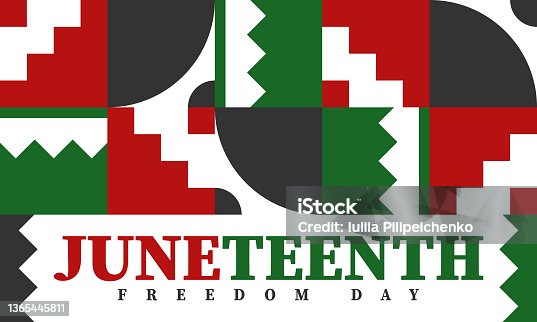 istock Juneteenth. Freedom and Emancipation day in June. Independence Day. Annual African-American holiday, celebrated in June 19. American history and heritage. Vector poster, illustration and banner 1365445811