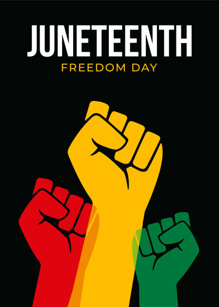 Juneteenth Independence Day. African-American history and heritage. Juneteenth Independence Day. African-American history and heritage. Freedom or Liberation day. Card, banner, poster, background design. Vector illustration. Stock illustration juneteenth 1865 stock illustrations