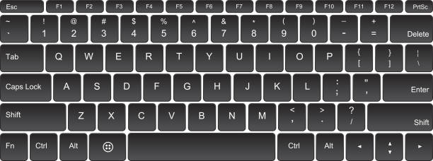 tastatur  - computertaste stock-grafiken, -clipart, -cartoons und -symbole