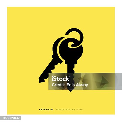 istock Keychain Icon 1155589032