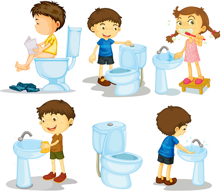 Kids and bathroom accessories