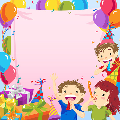 Kids Birthday Party Invitation