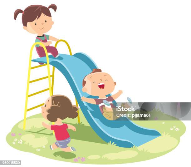 Students Playing At Playground In School Park Download Free