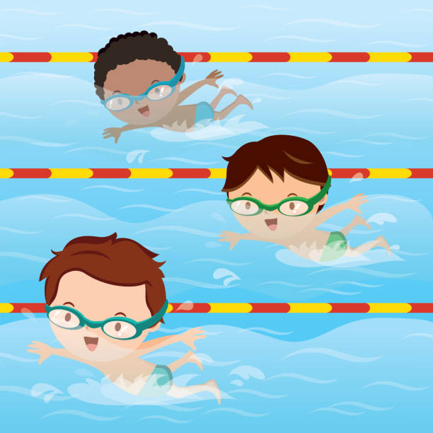 Best Swimming Lesson Illustrations, Royalty-Free Vector Graphics & Clip ...