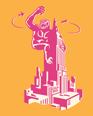 King Kong on Empire State Building