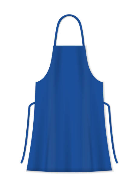 Kitchen apron Kitchen apron on a white background. Vector illustration. chef apron stock illustrations