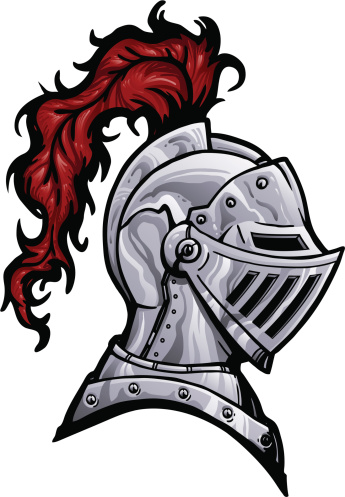 Knight Helmet with Plume