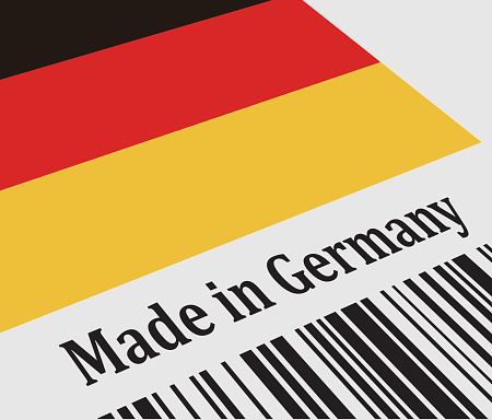 Label of Made in Germany