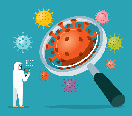 Laboratory stock - New variant of coronavirus